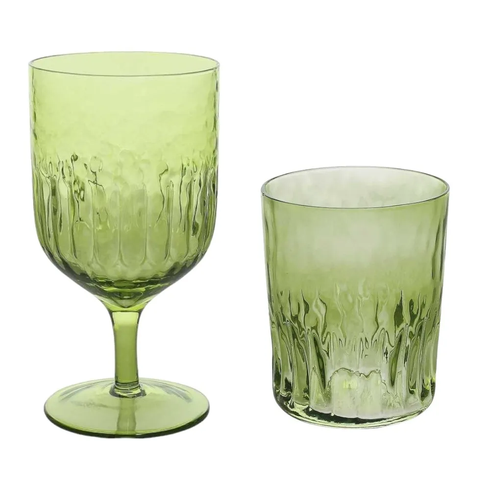 12-Piece Serena Lime Andrea Fontebasso Glassware Set