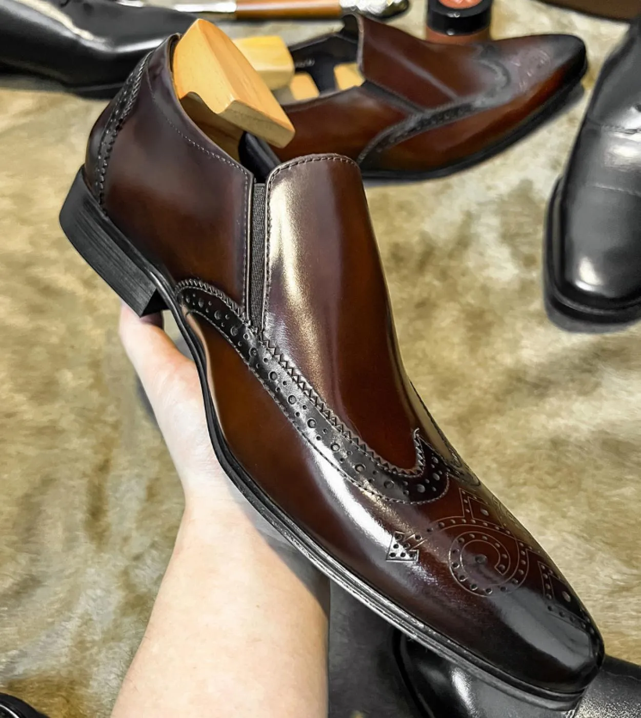 2023 Men's Luxury Genuine Leather Work Loafers - Brand New High-Quality Slip-On Designer Oxfords for Formal Weddings