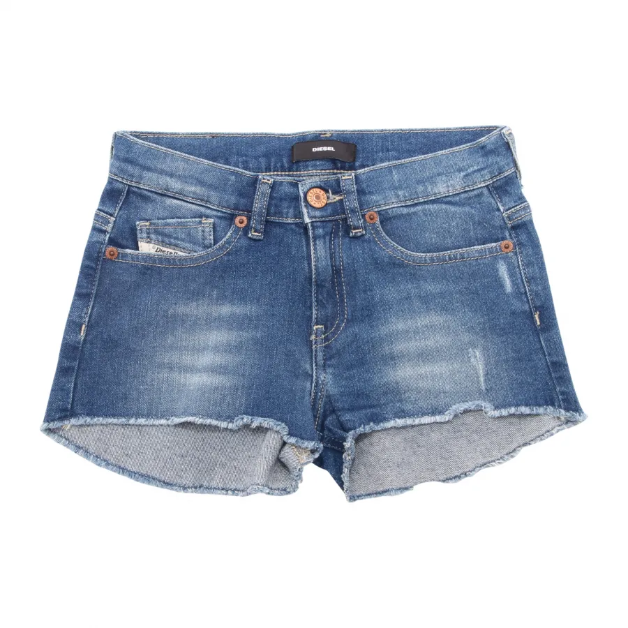 4653AQ BERMUDA BIMBA DIESEL KIDS SHORTS DENIM