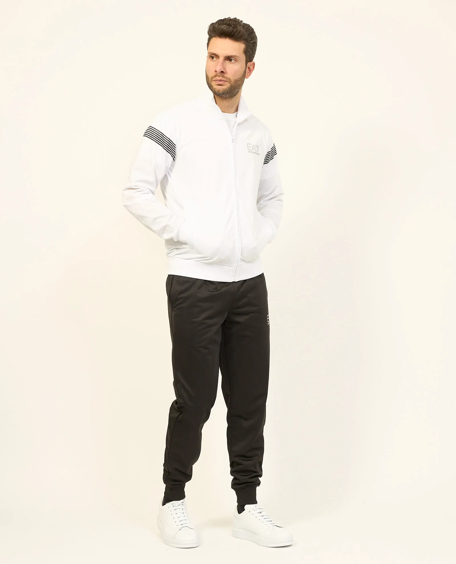 7-line EA7 technical fabric tracksuit