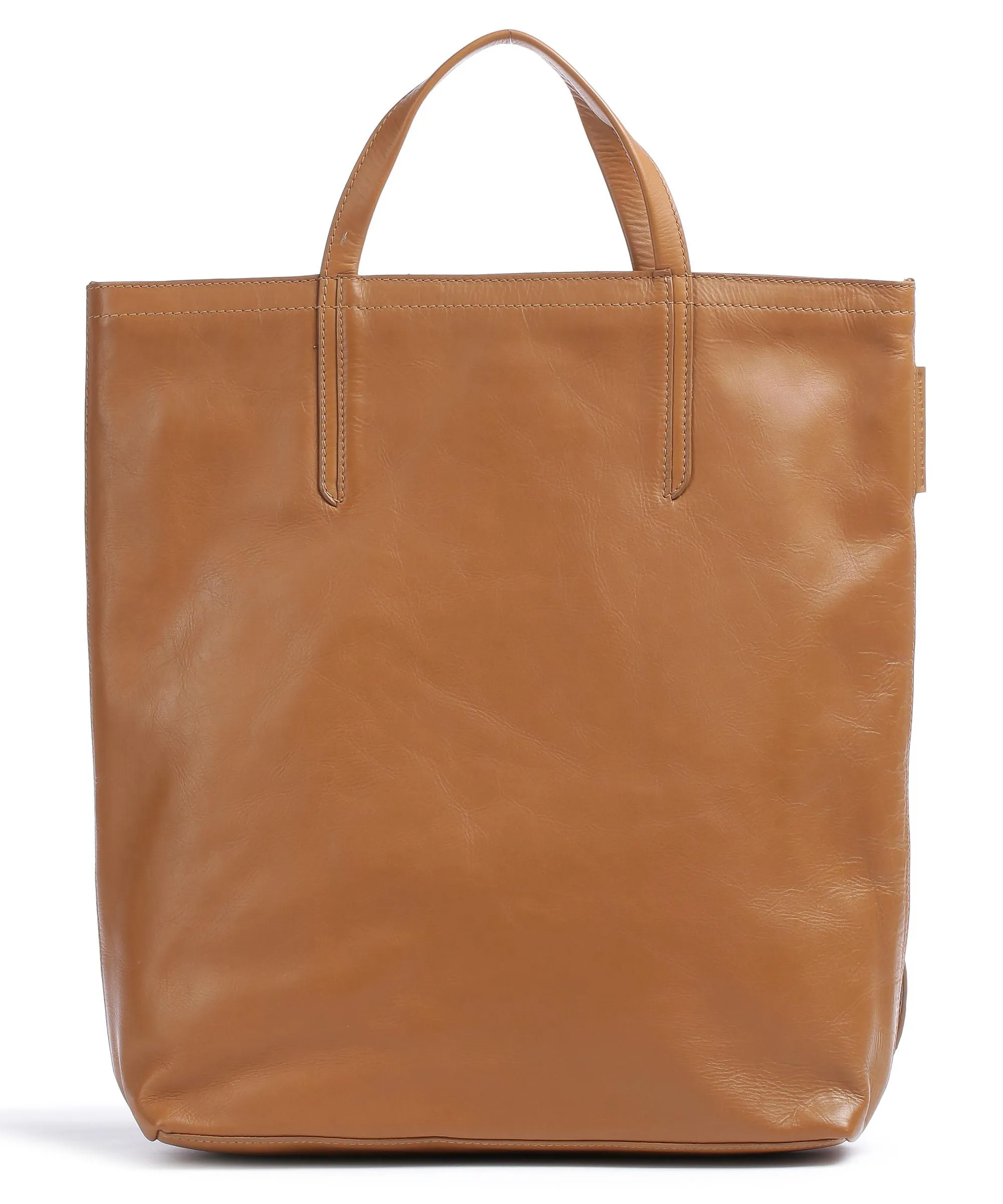 Aunts & Uncles Jamie's Orchard Loquat Backpack 14 Soft Cognac Cowhide Leather