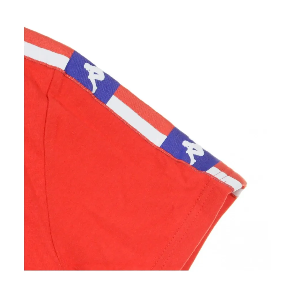 Authentic La Basma Red/Blue Short Sleeve Tee