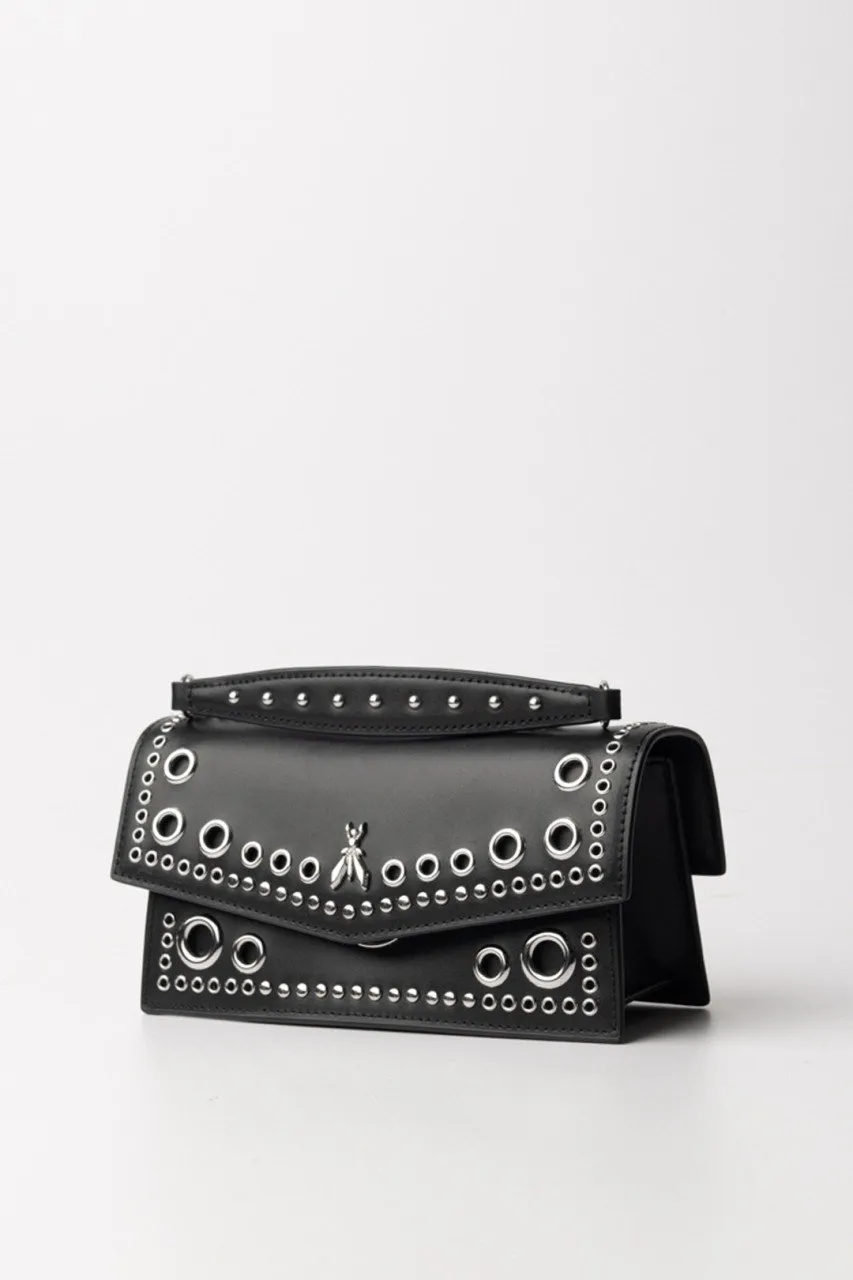 Bamby Eyelet Shoulder Bag Black