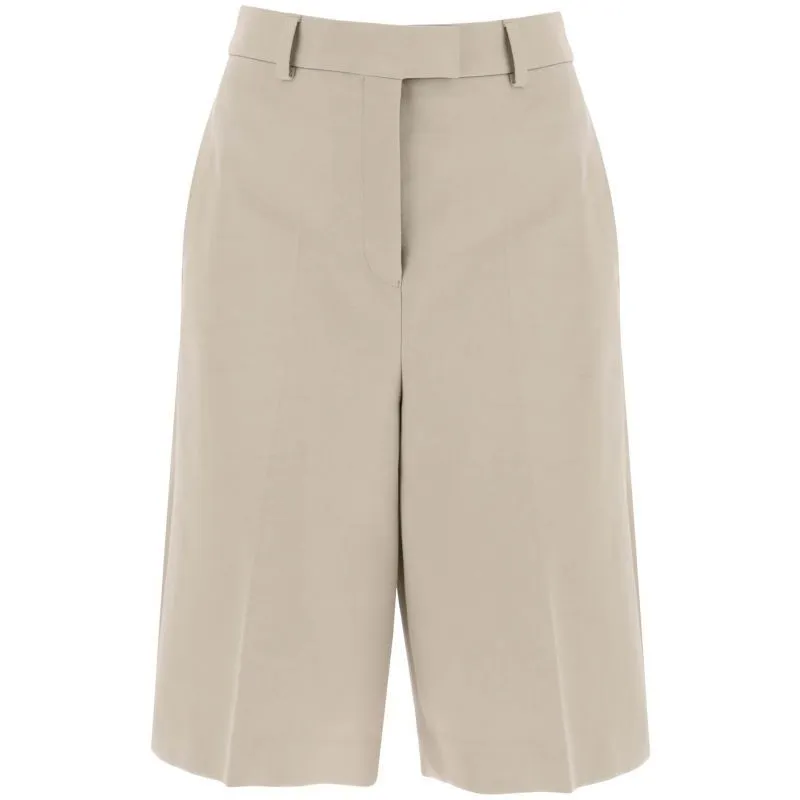 Bermuda in gabardine di cotone