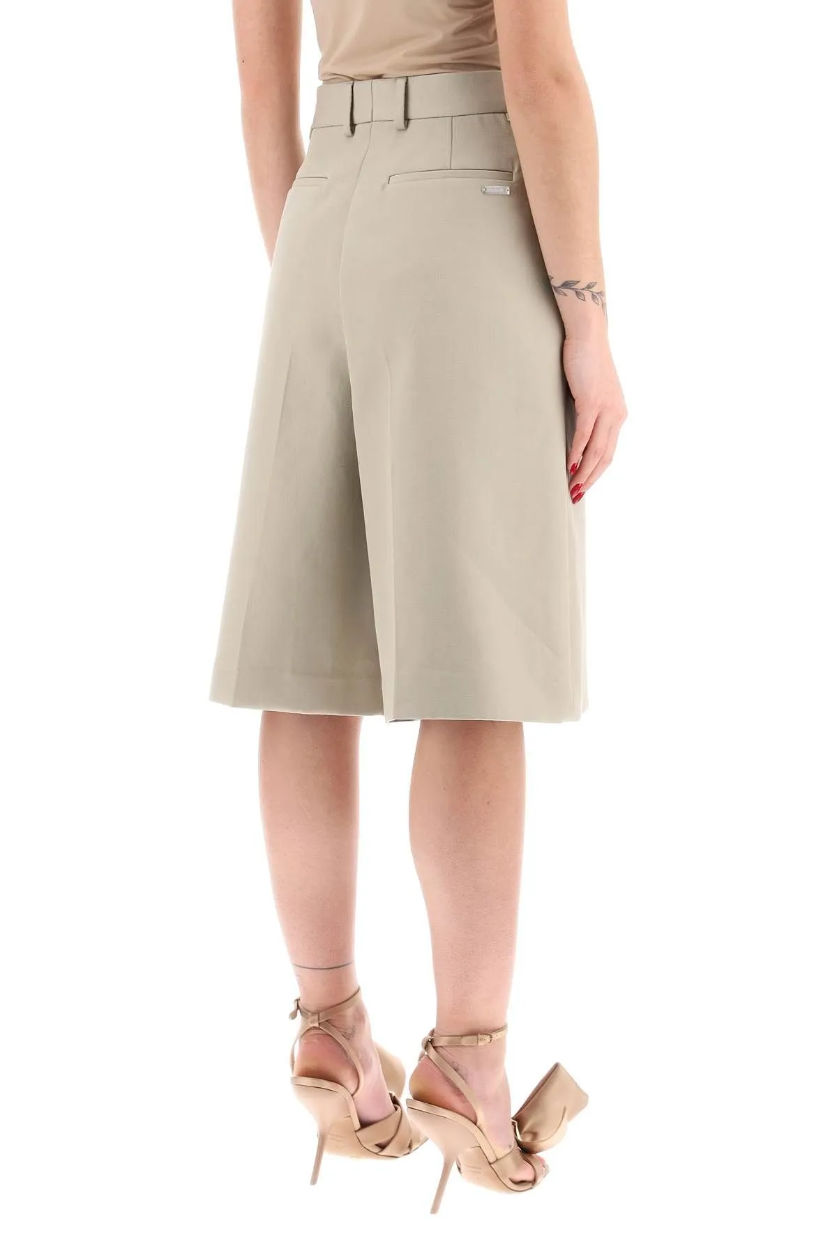 Bermuda in gabardine di cotone