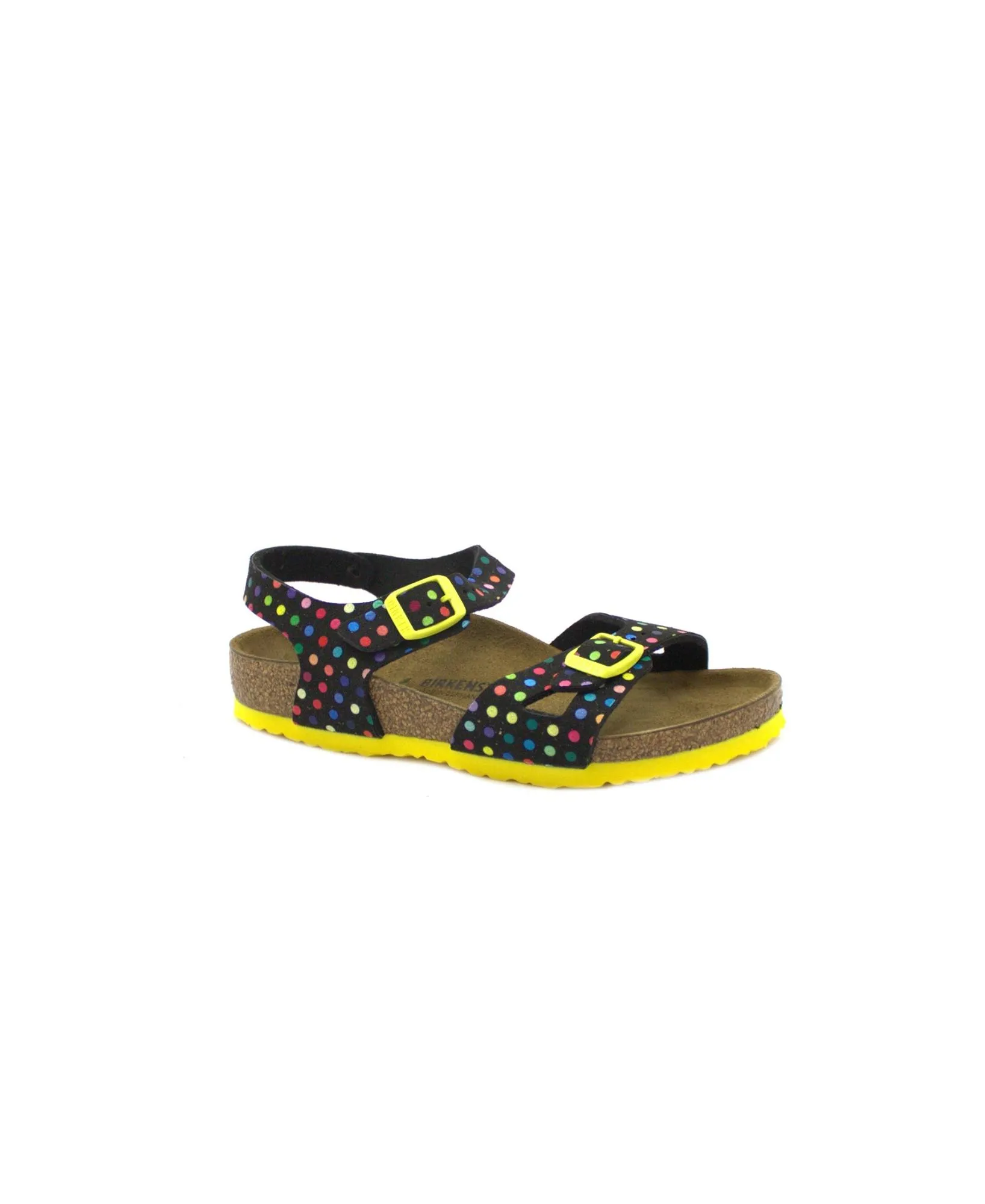 BIRKENSTOCK RIO KIDS 1021664 digital dots black bambina sandali fibbie tessuto