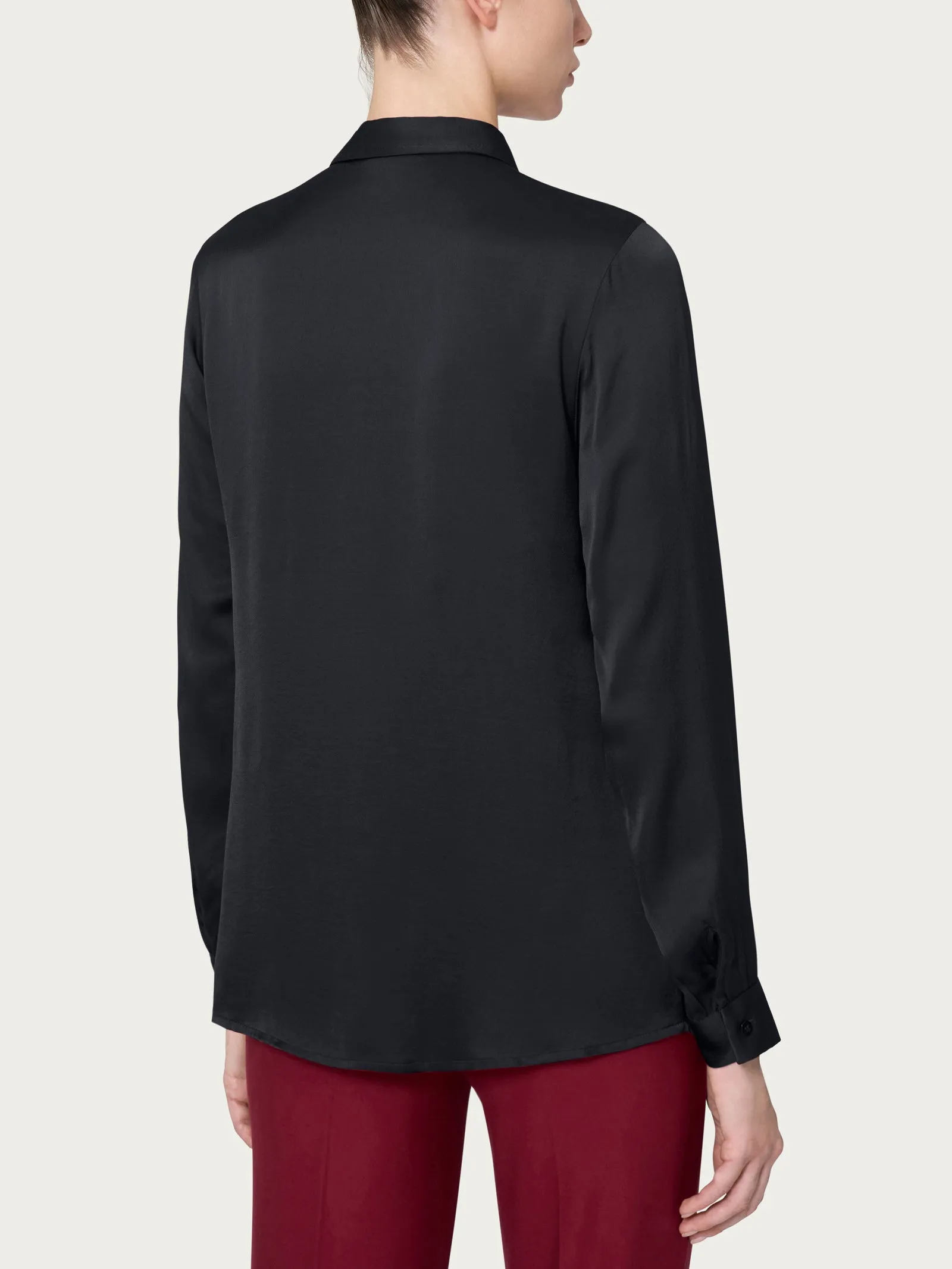 Black EcoSilk Shirt
