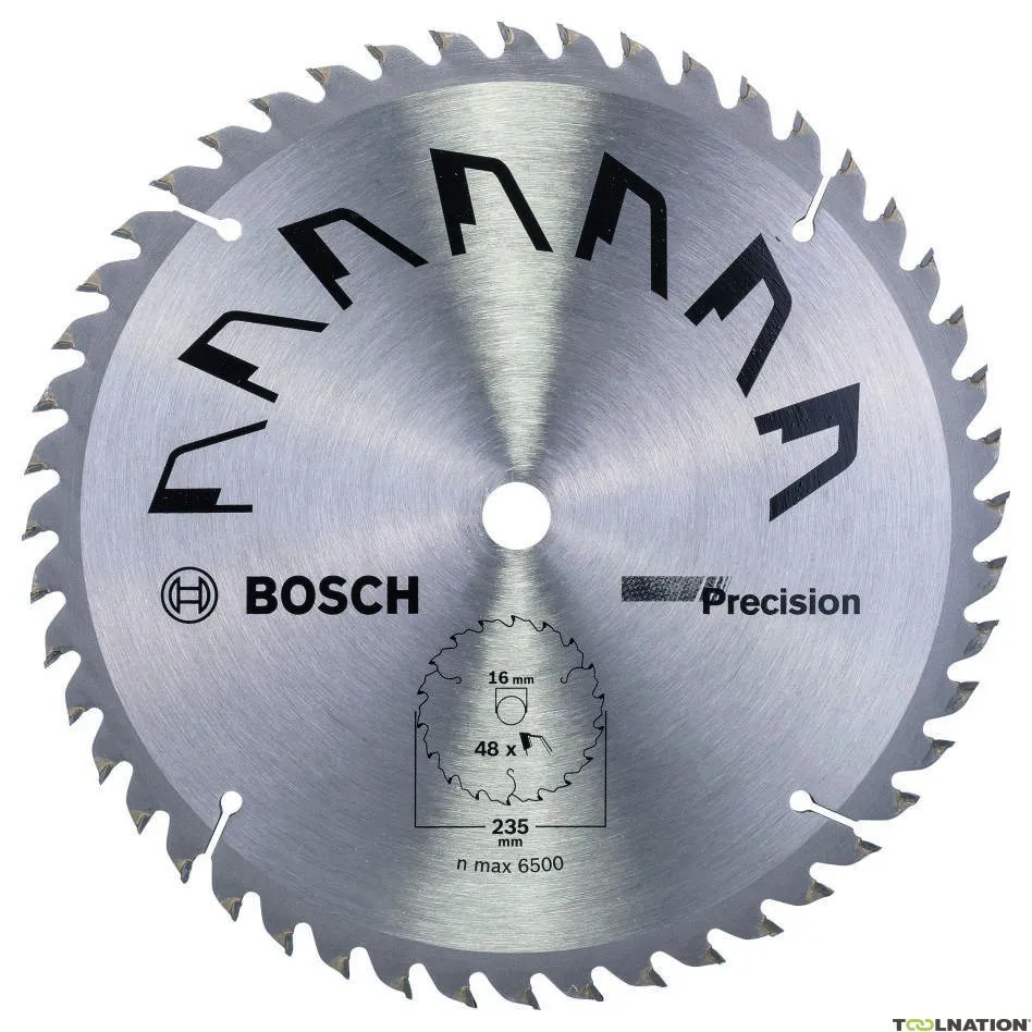 Bosch Professional Accessori 2609256881 Lama circolare PRECISION 235X2X16/-,T48