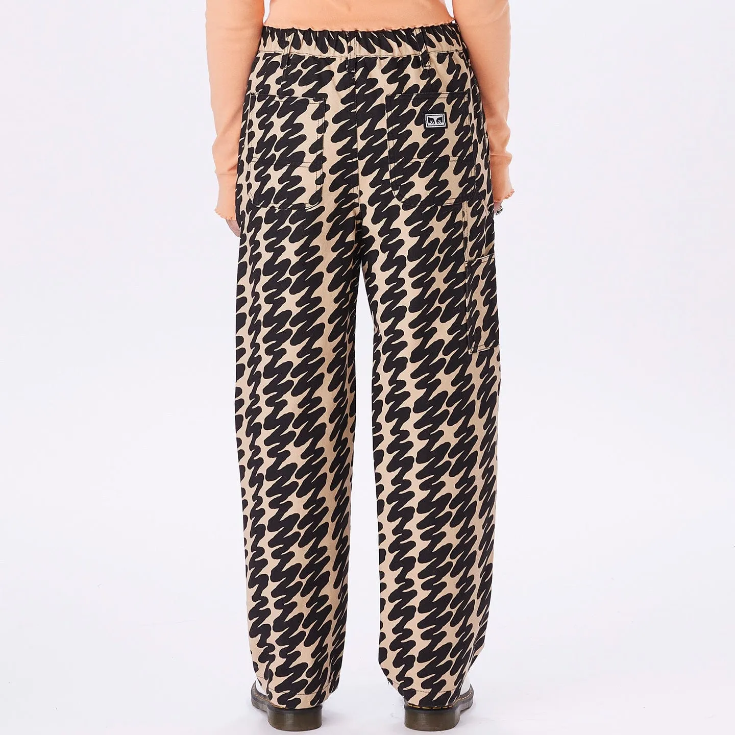 Brighton Black Multi Print Carpenter Pant.