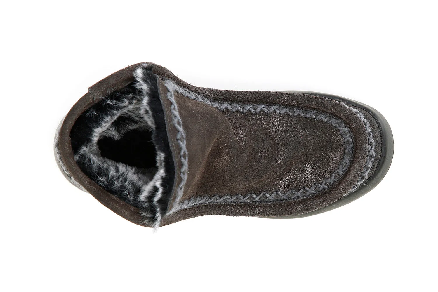 CafèNoir suede glitter ankle boots