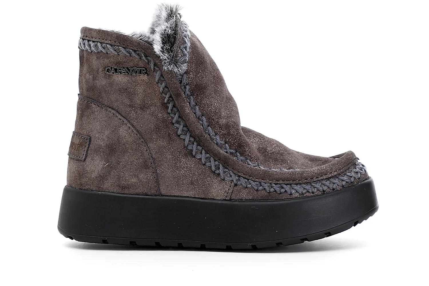 CafèNoir suede glitter women's ankle boots