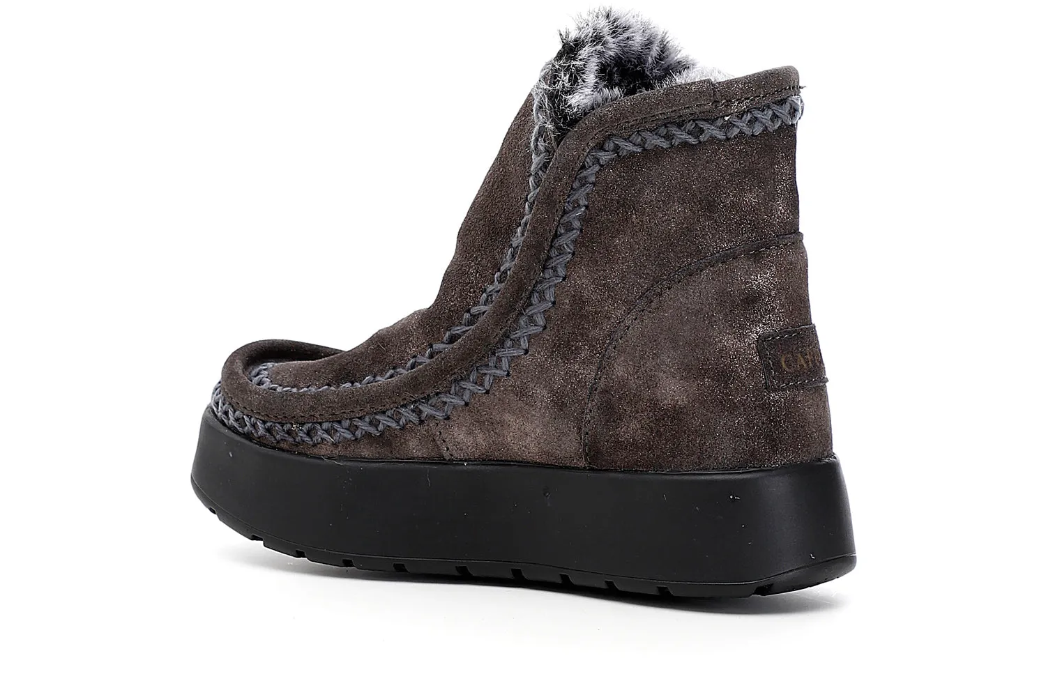 CafèNoir suede glitter women's ankle boots