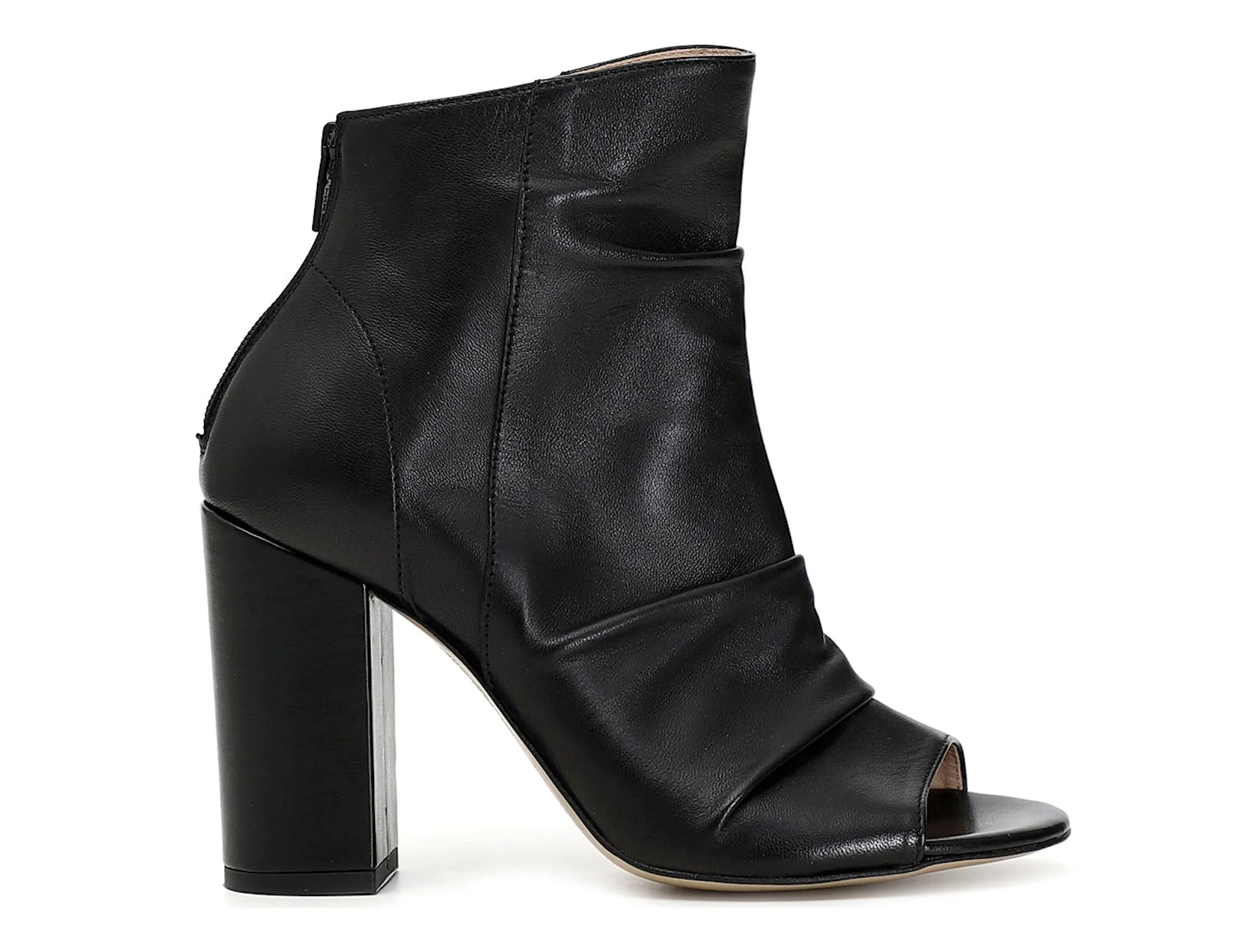 CafèNoir summer open toe leather ankle boot.