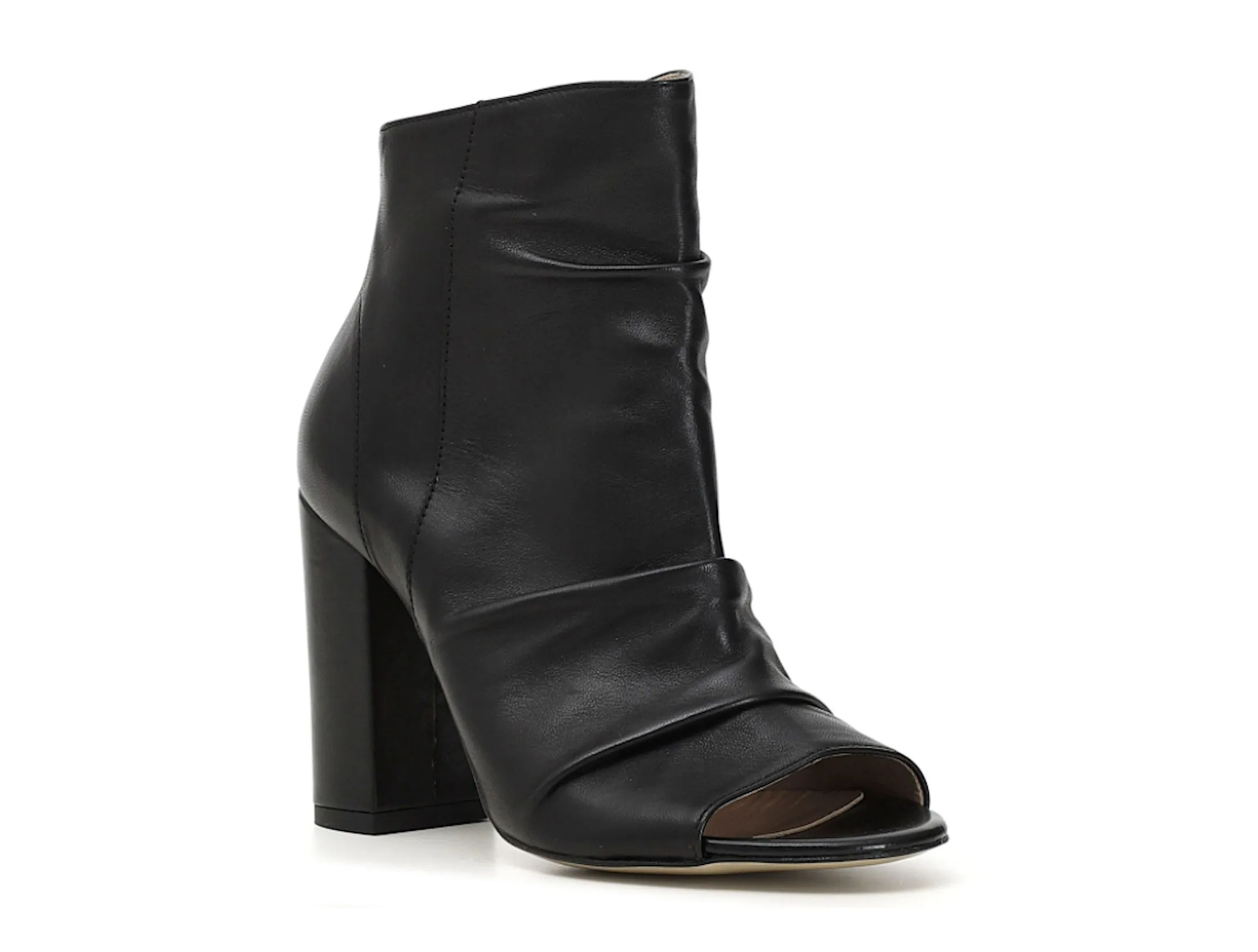 CafèNoir summer open toe leather ankle boot.