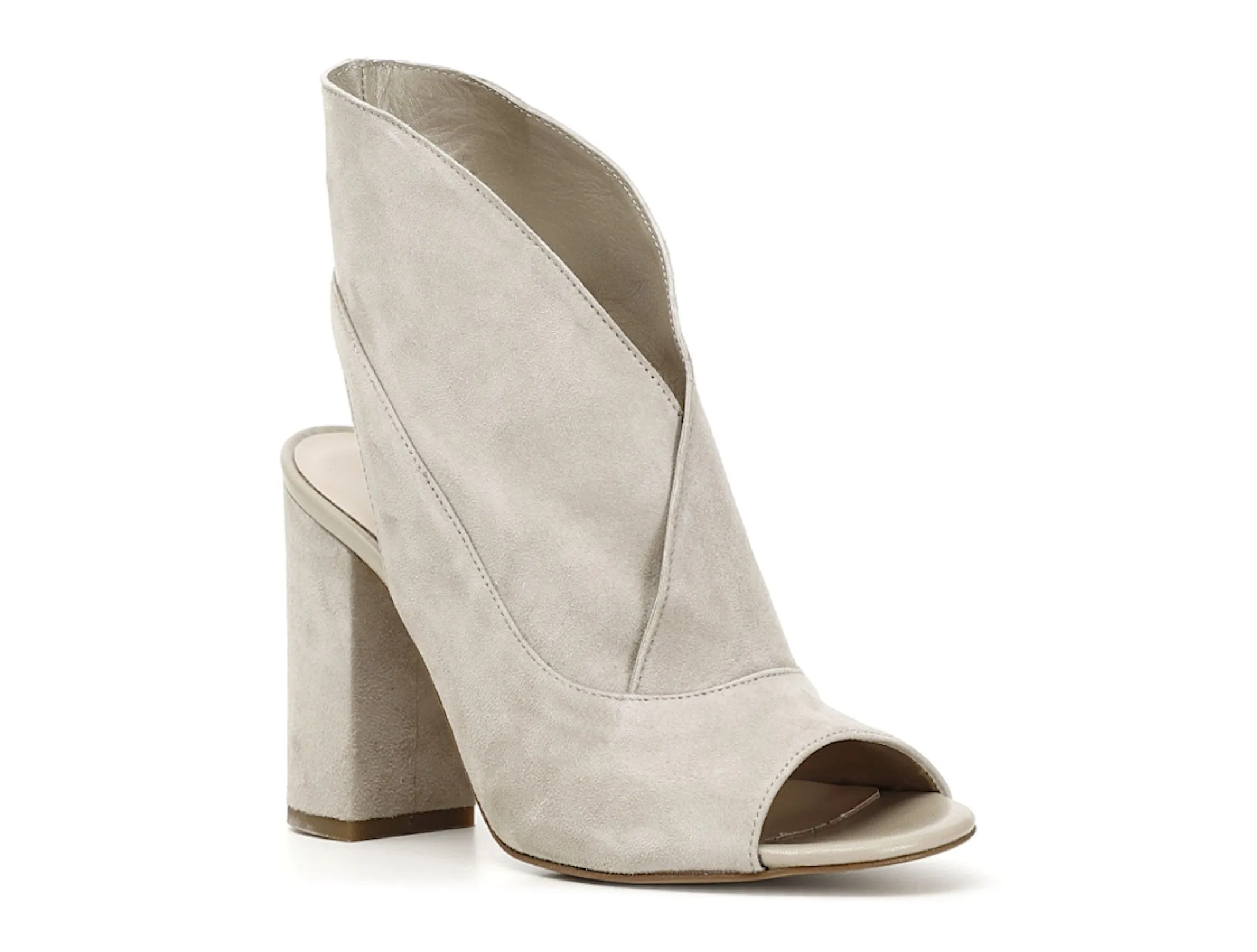 CafèNoir summer suede open toe ankle boots