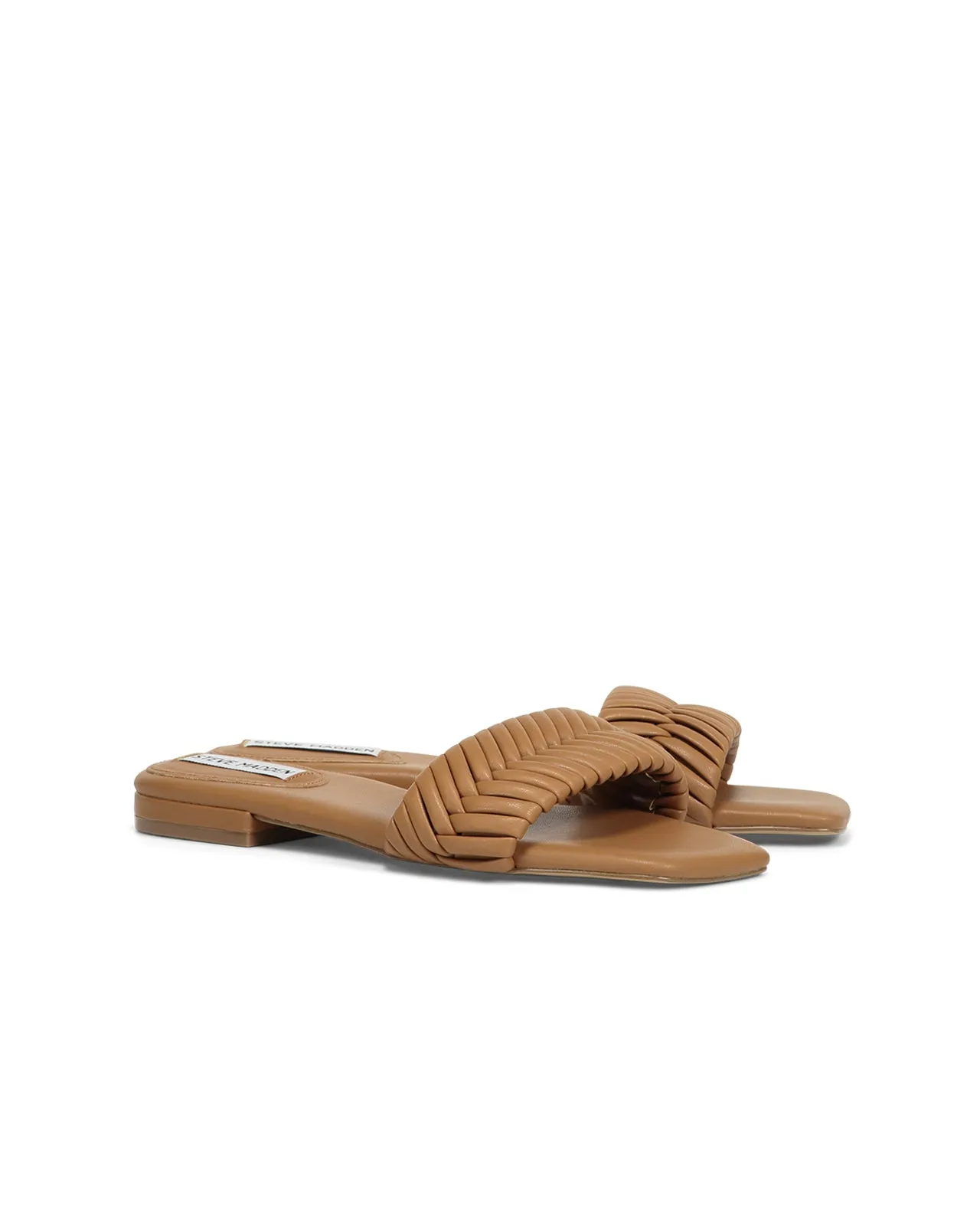 Camel faux leather Ciabatta Allure
