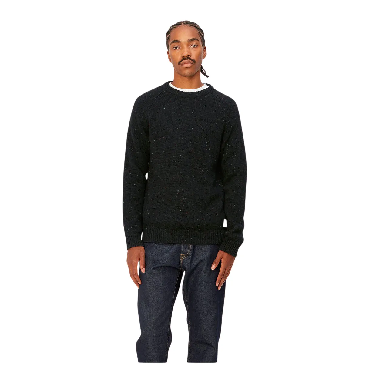 Carhartt WIP Anglistic Sweater Uomo Nero