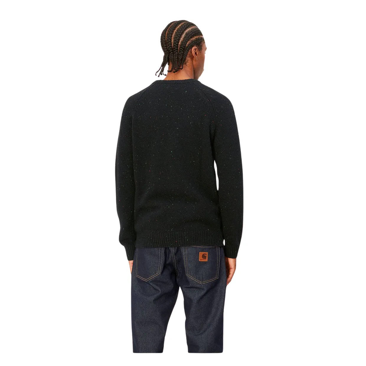 Carhartt WIP Anglistic Sweater Uomo Nero