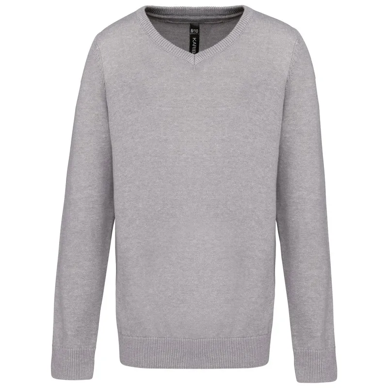 Children's V-neck sweater