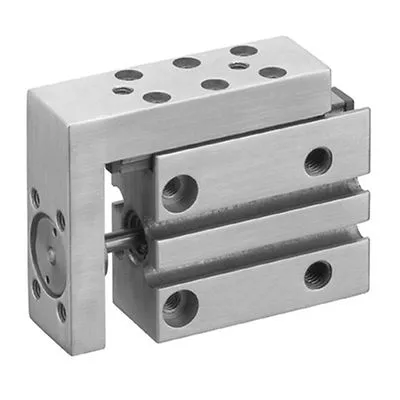 Cilindro pneumatico guidato EMERSON ? AVENTICS MSN 0821406500, Doppio effetto, foro da 6mm, corsa 5mm, M5, 10 bar max