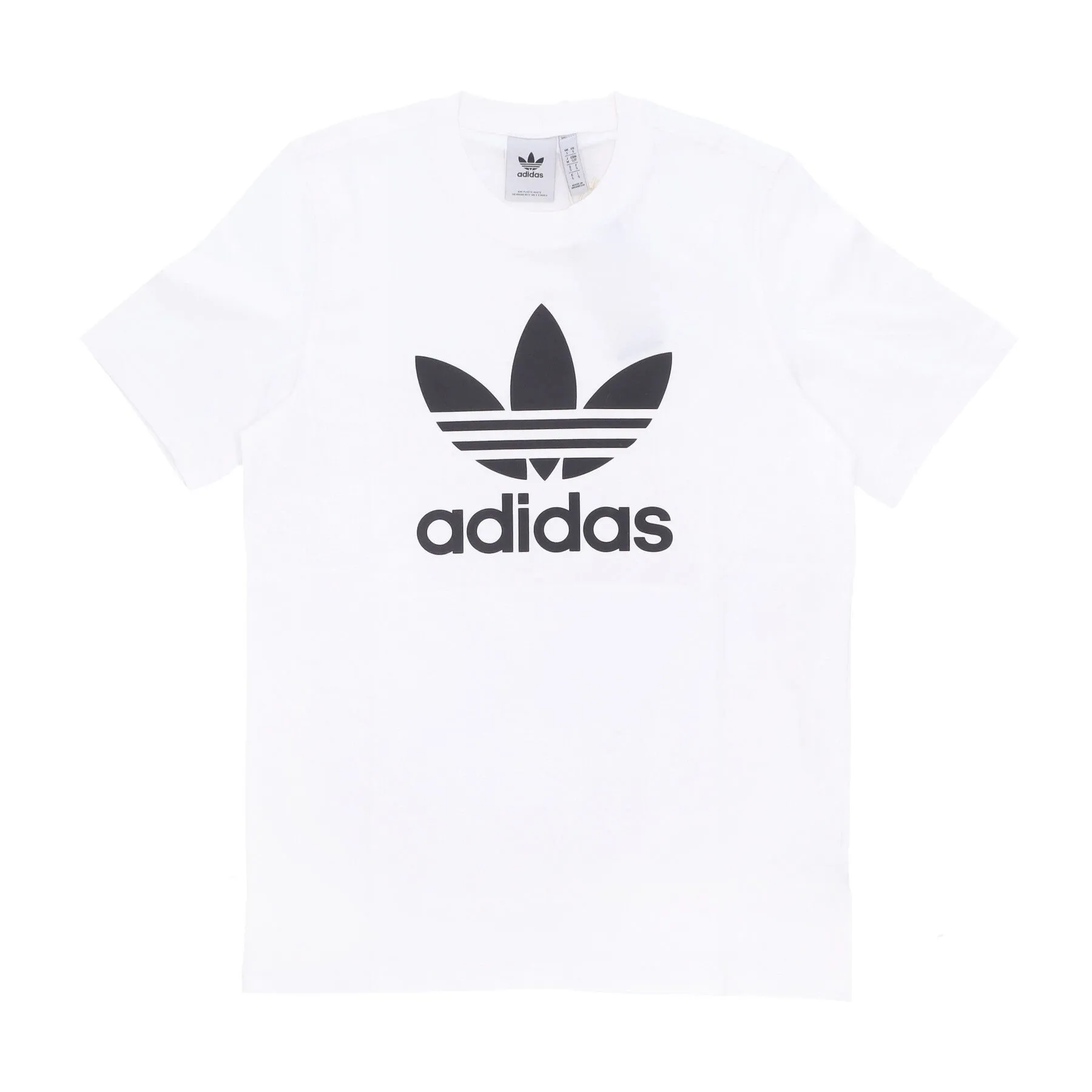 Classic White and Black Trefoil Men's Tee