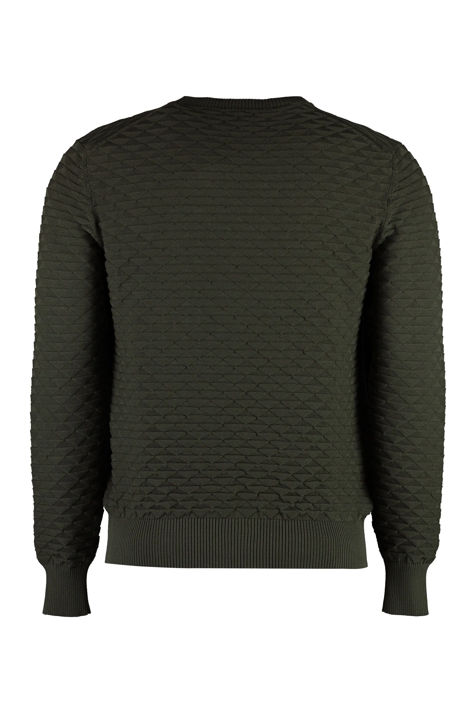 Cotton Long Sleeve Sweater by Drumohr