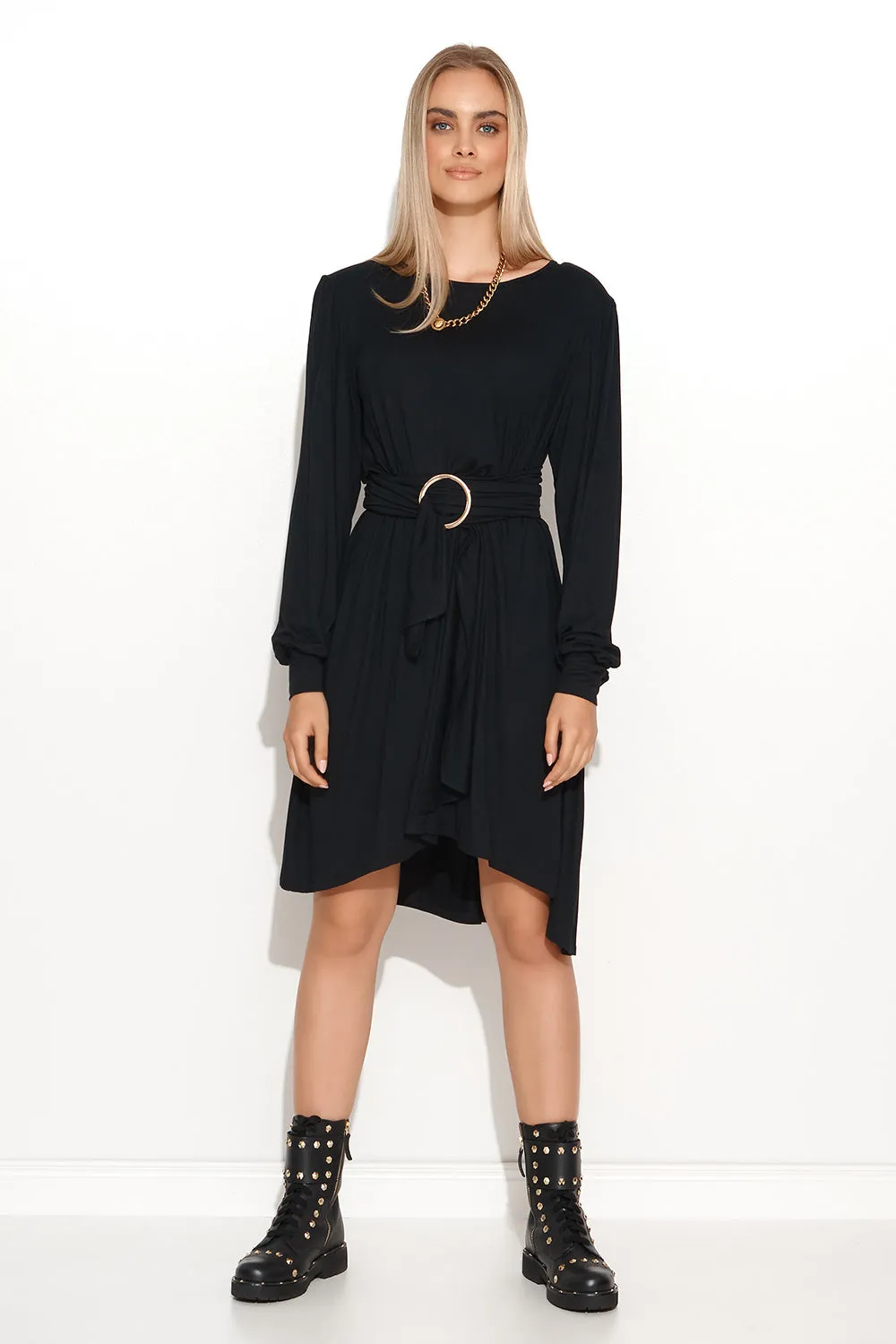 Daytime dress model 156982 in Makadamia