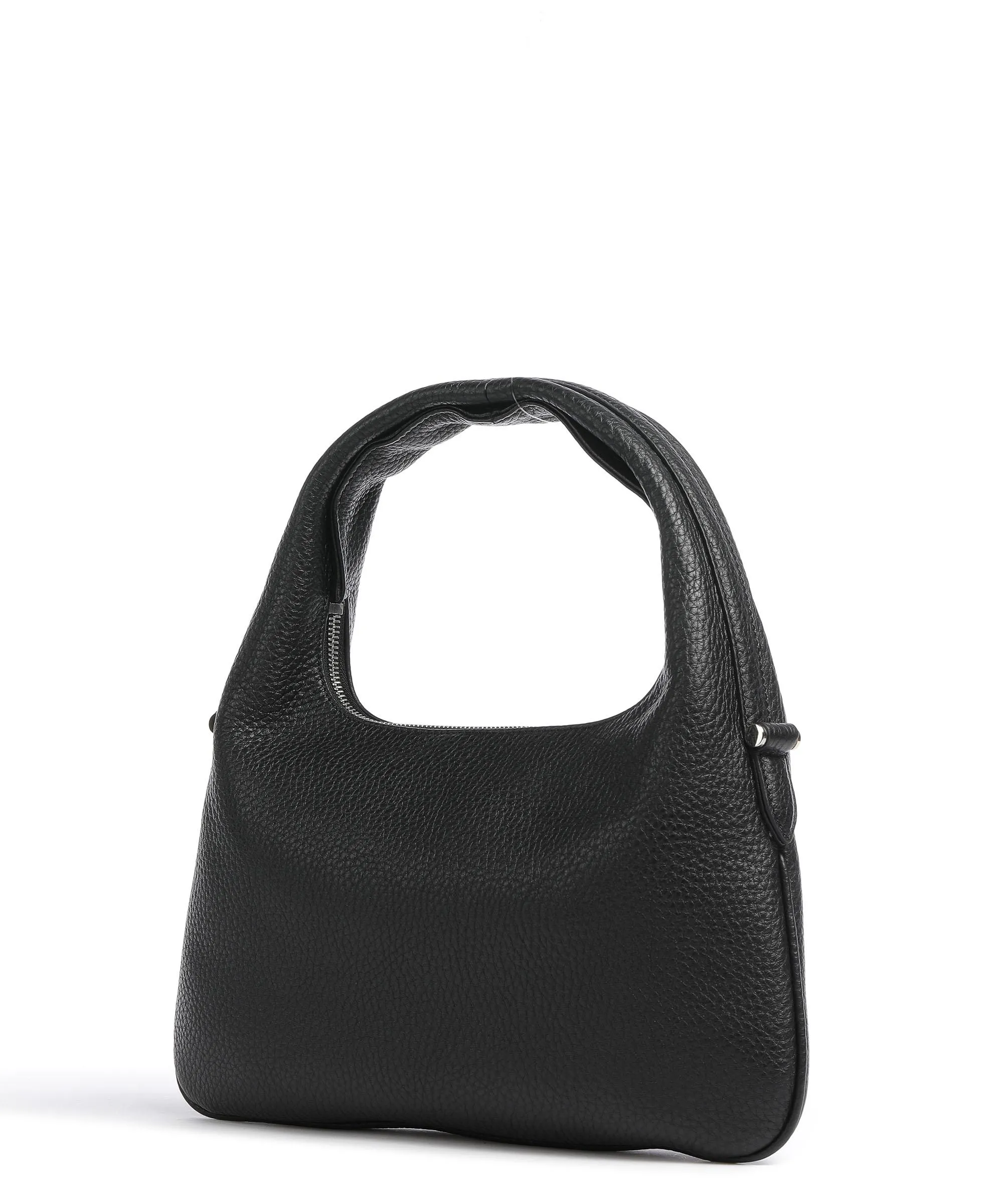 Decadent Copenhagen Tracy Black Granulated Leather Shoulder Bag