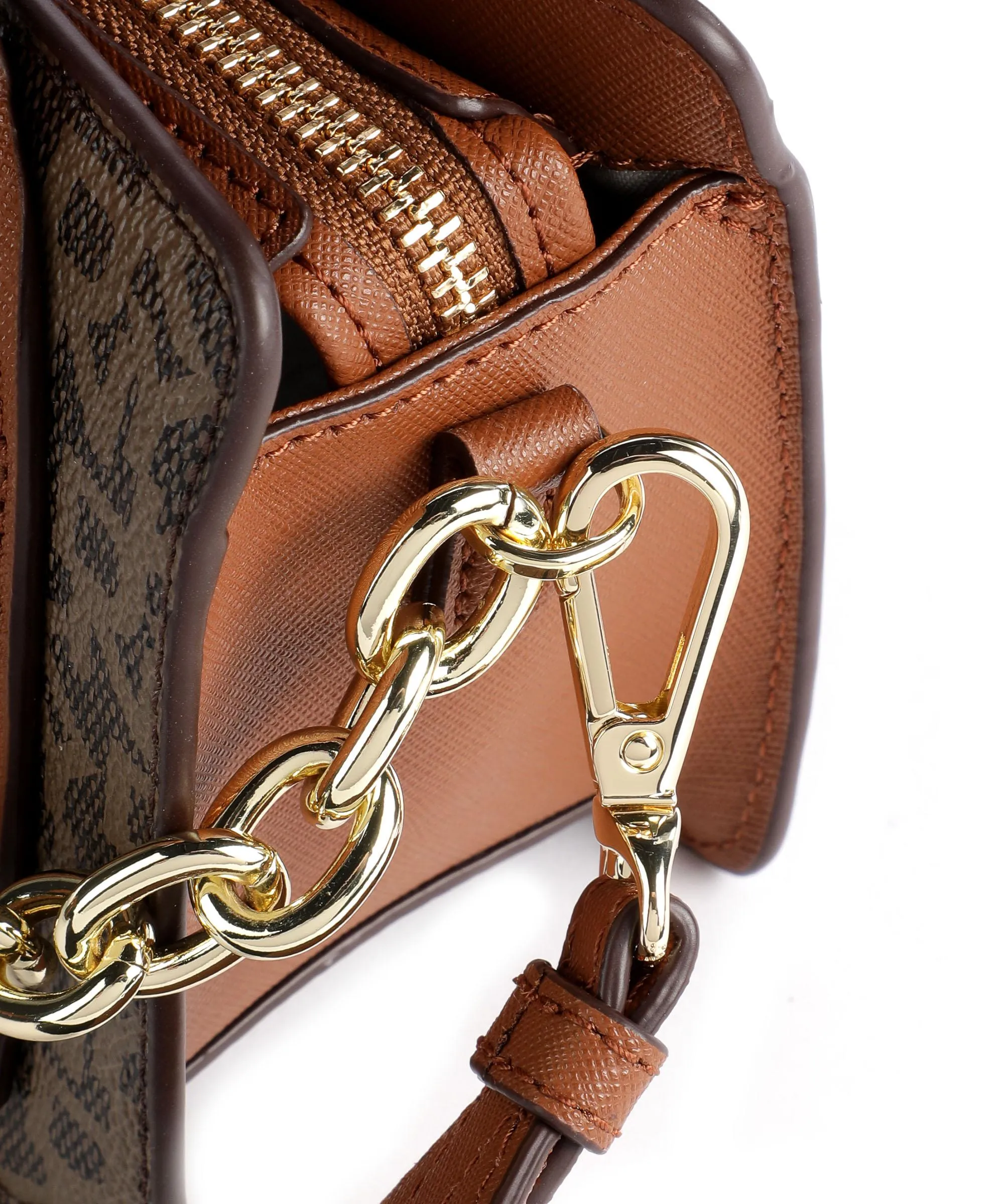 DKNY Otto Brown Faux Leather Crossbody Bag