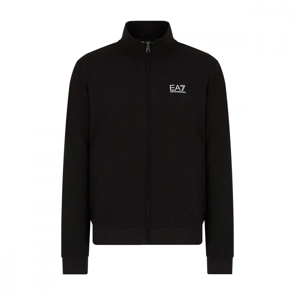 EA7 Emporio Armani logo full zip hoodie