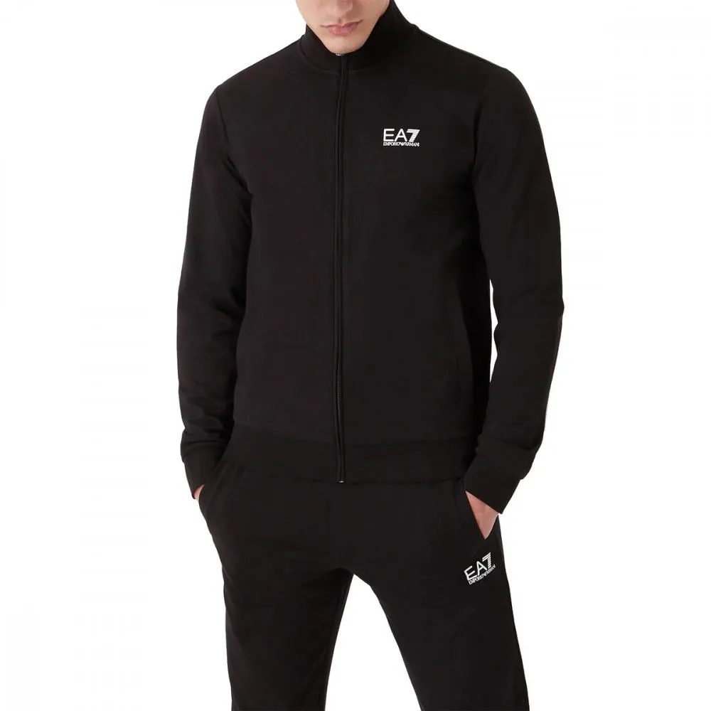 EA7 Emporio Armani logo full zip hoodie