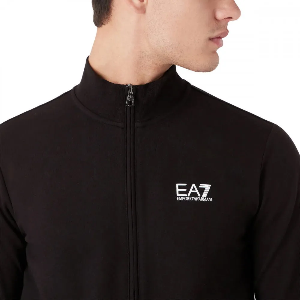 EA7 Emporio Armani logo full zip hoodie