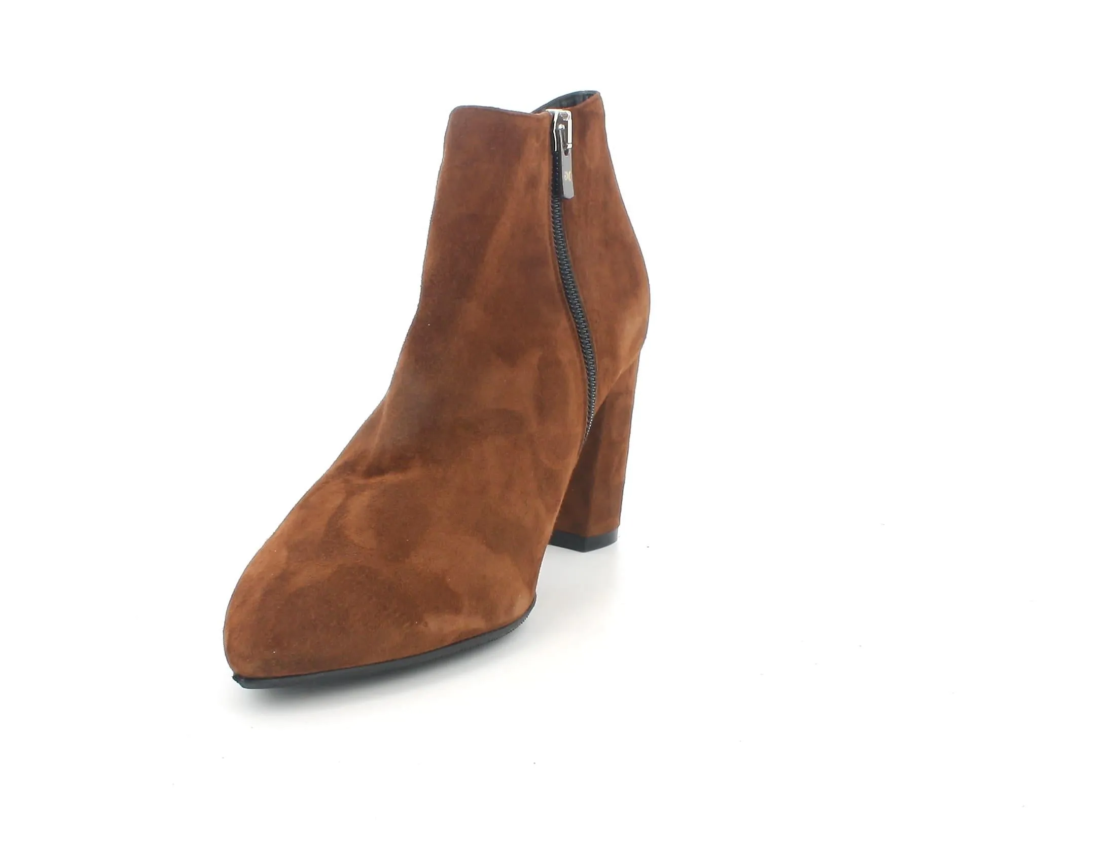 Elegant suede ankle boots for women by Melluso