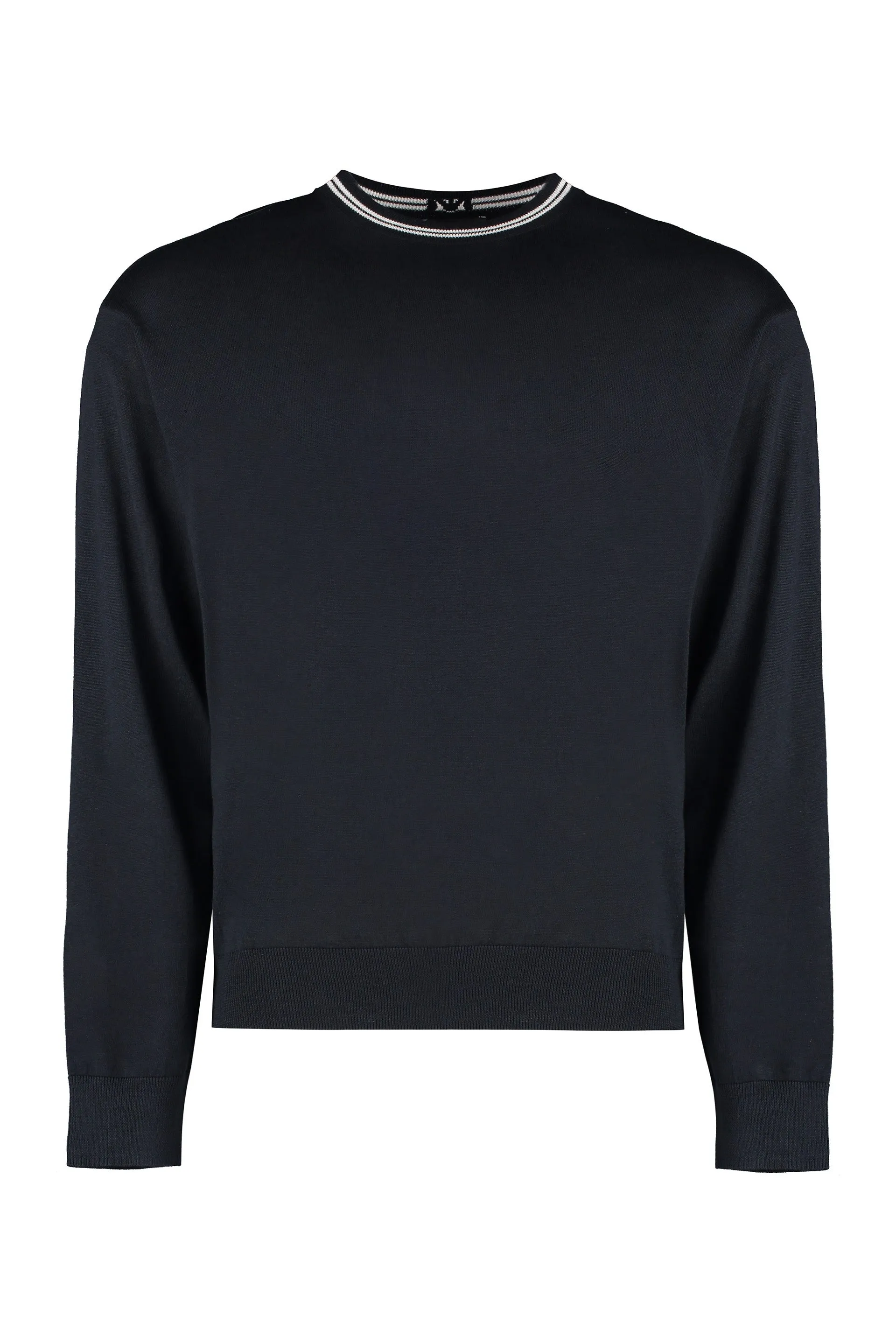 Emporio Armani Crewneck Virgin Wool Sweater.