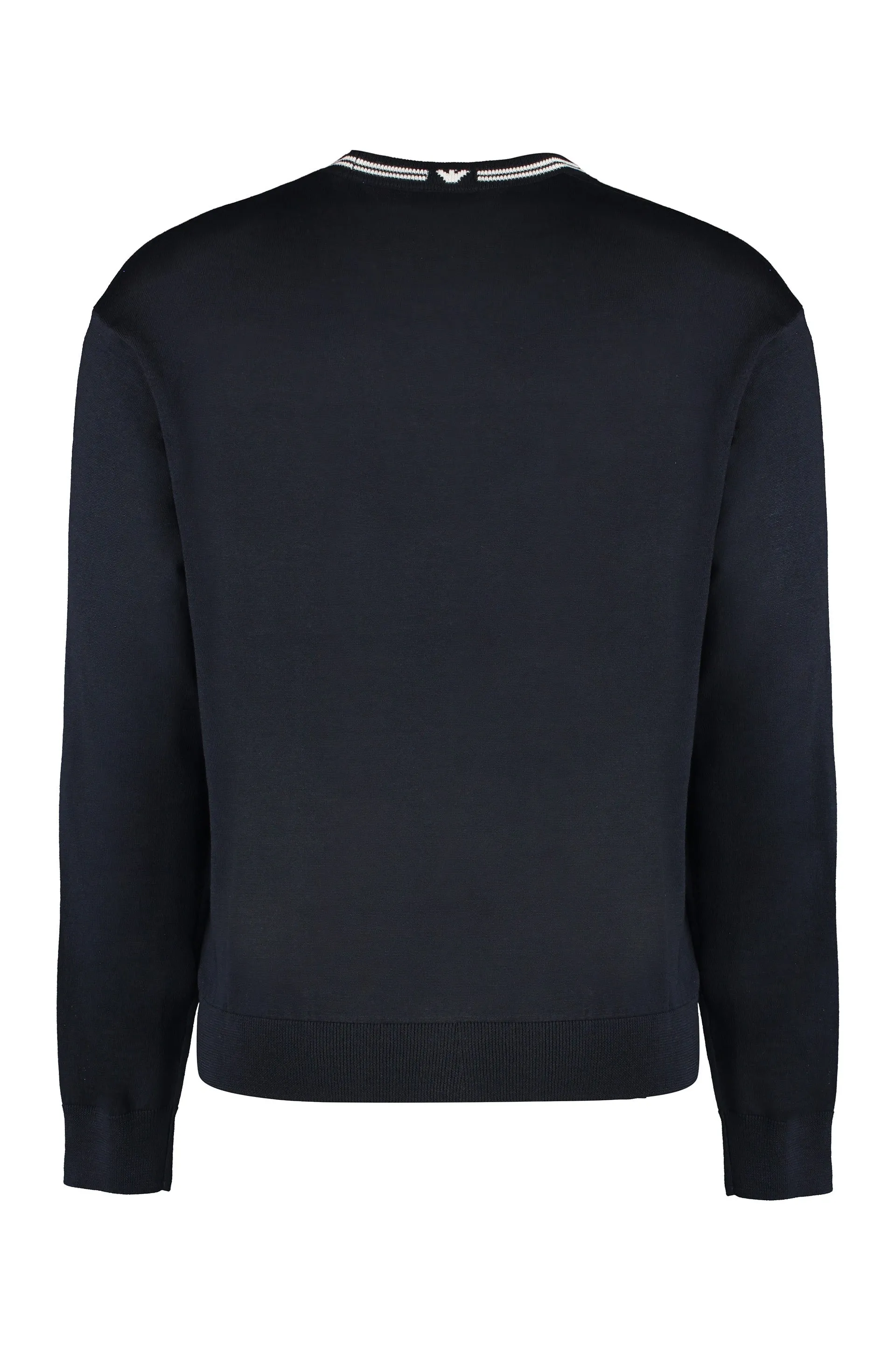 Emporio Armani Crewneck Virgin Wool Sweater.