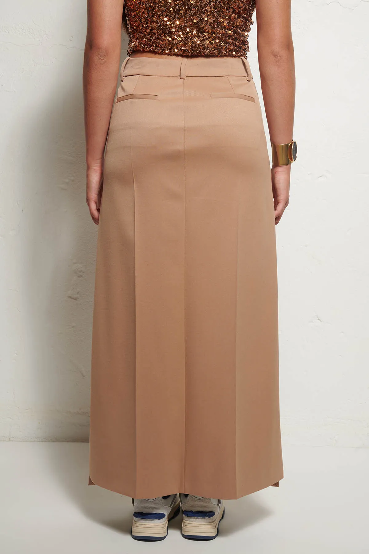 Erika Cavallini high-waisted pants with side slits Samira