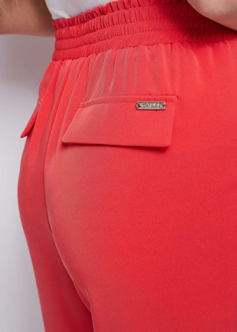 Fluid fabric trousers