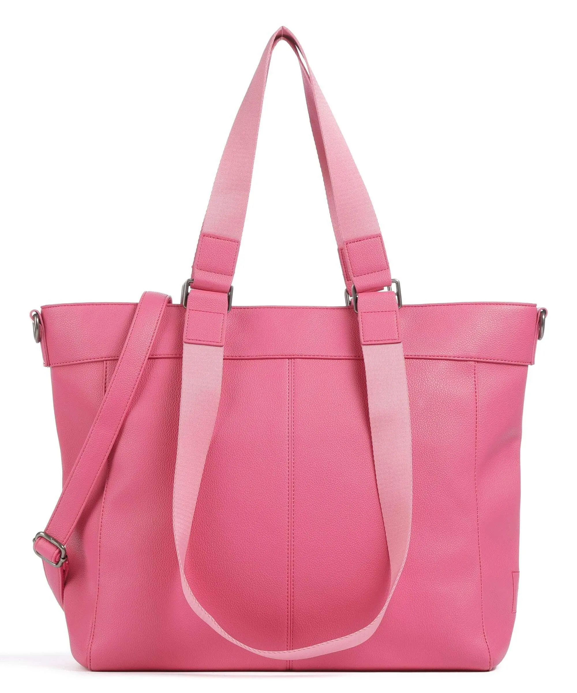 FredsBruder Keep on Smiling Pink Recycled Leather Shopper Bag