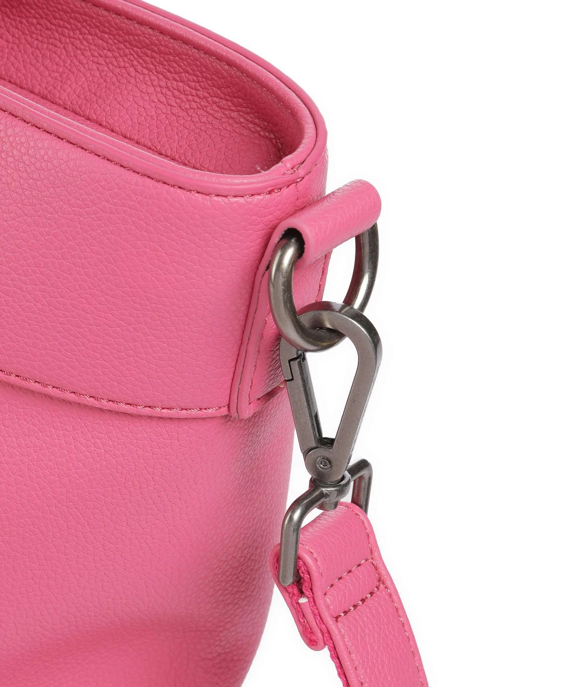FredsBruder Keep on Smiling Pink Recycled Leather Shopper Bag