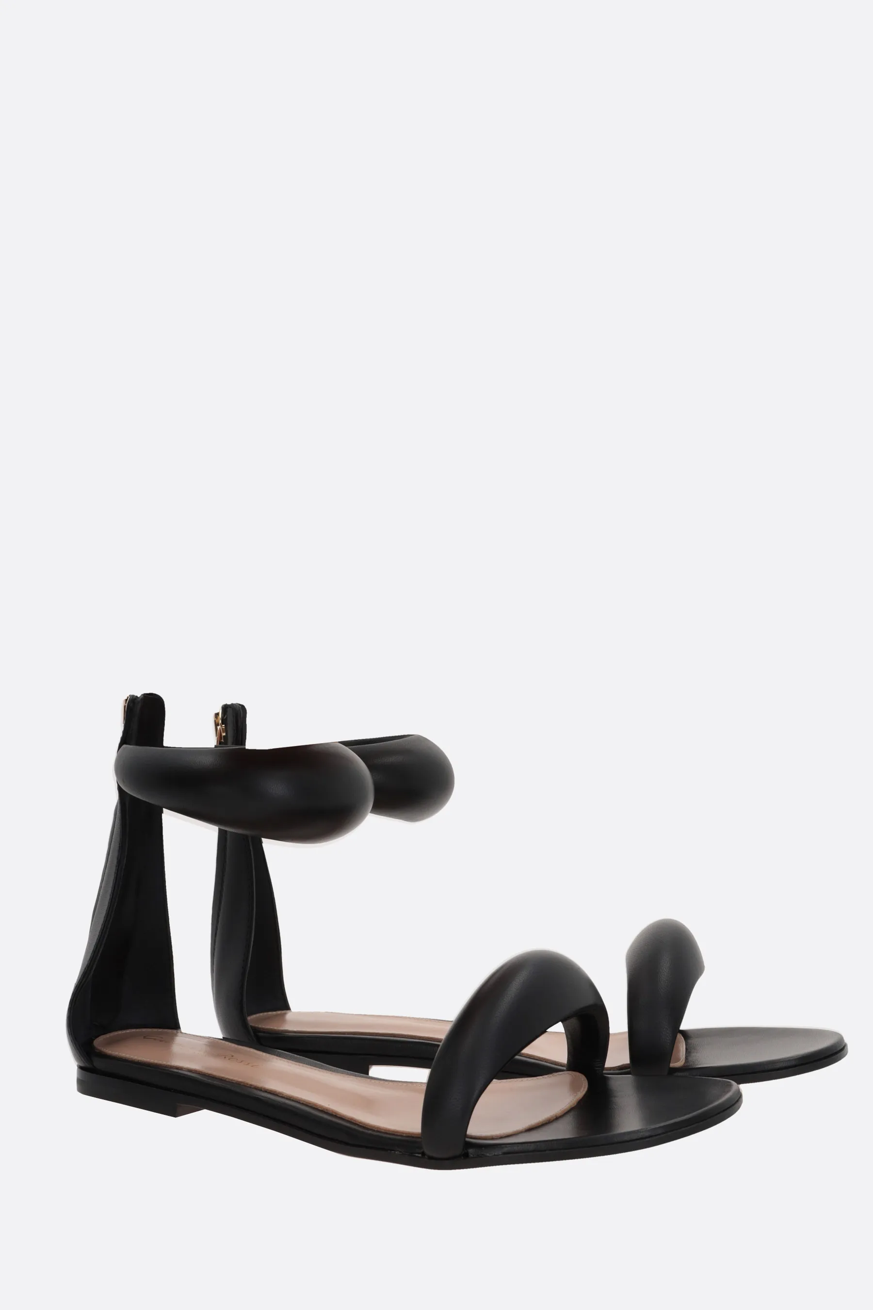 GIANVITO ROSSI flat sandal with nappa leather and bijoux
