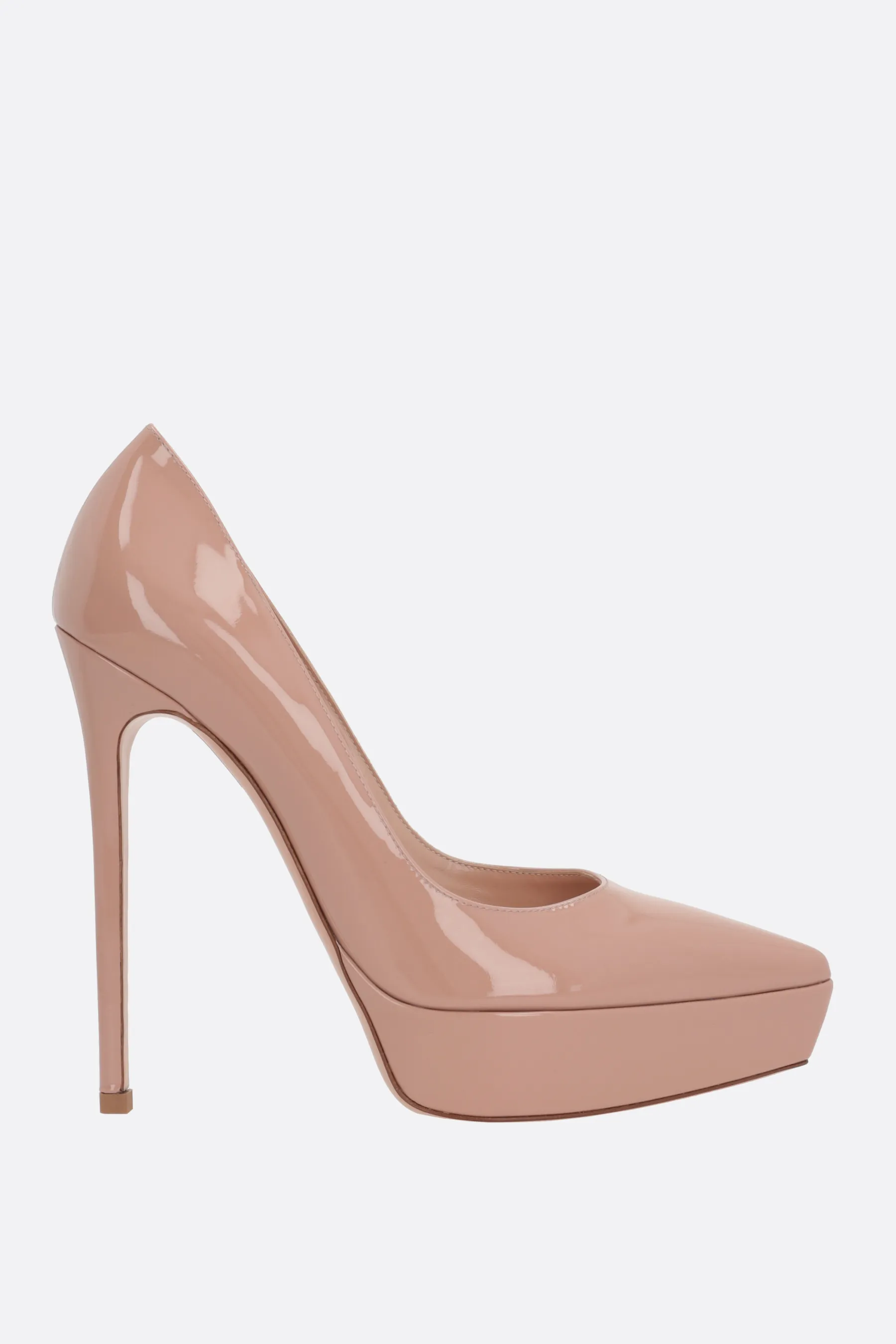 GIANVITO ROSSI high heel platform shoe in patent leather