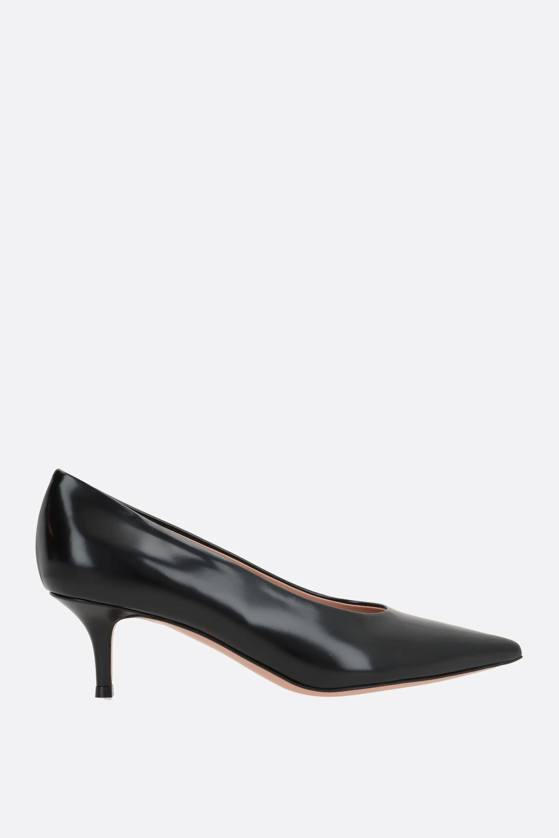 GIANVITO ROSSI leather brushed décolleté Robbie