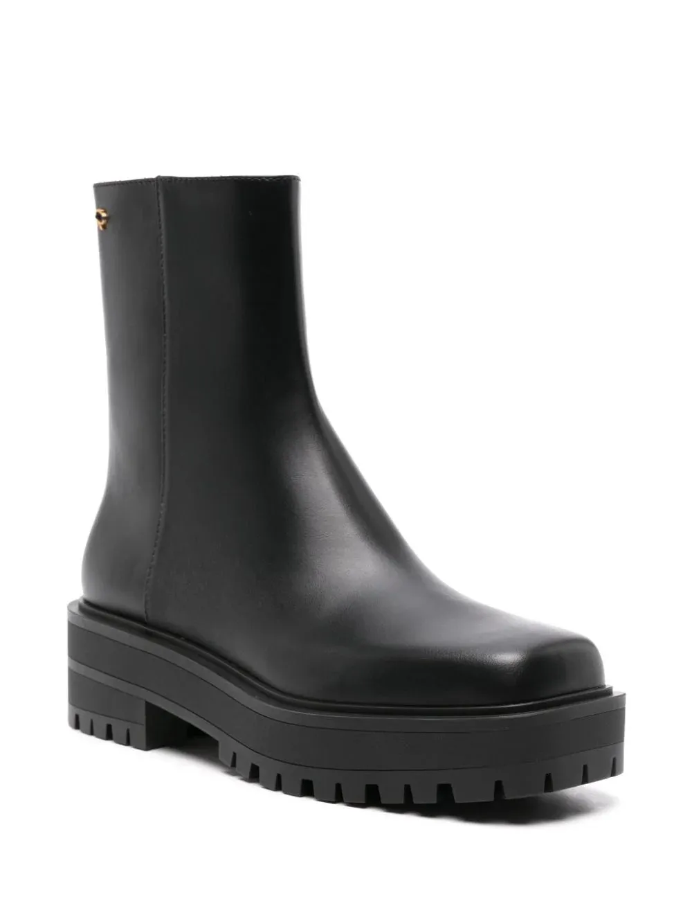Gianvito Rossi square leather boots