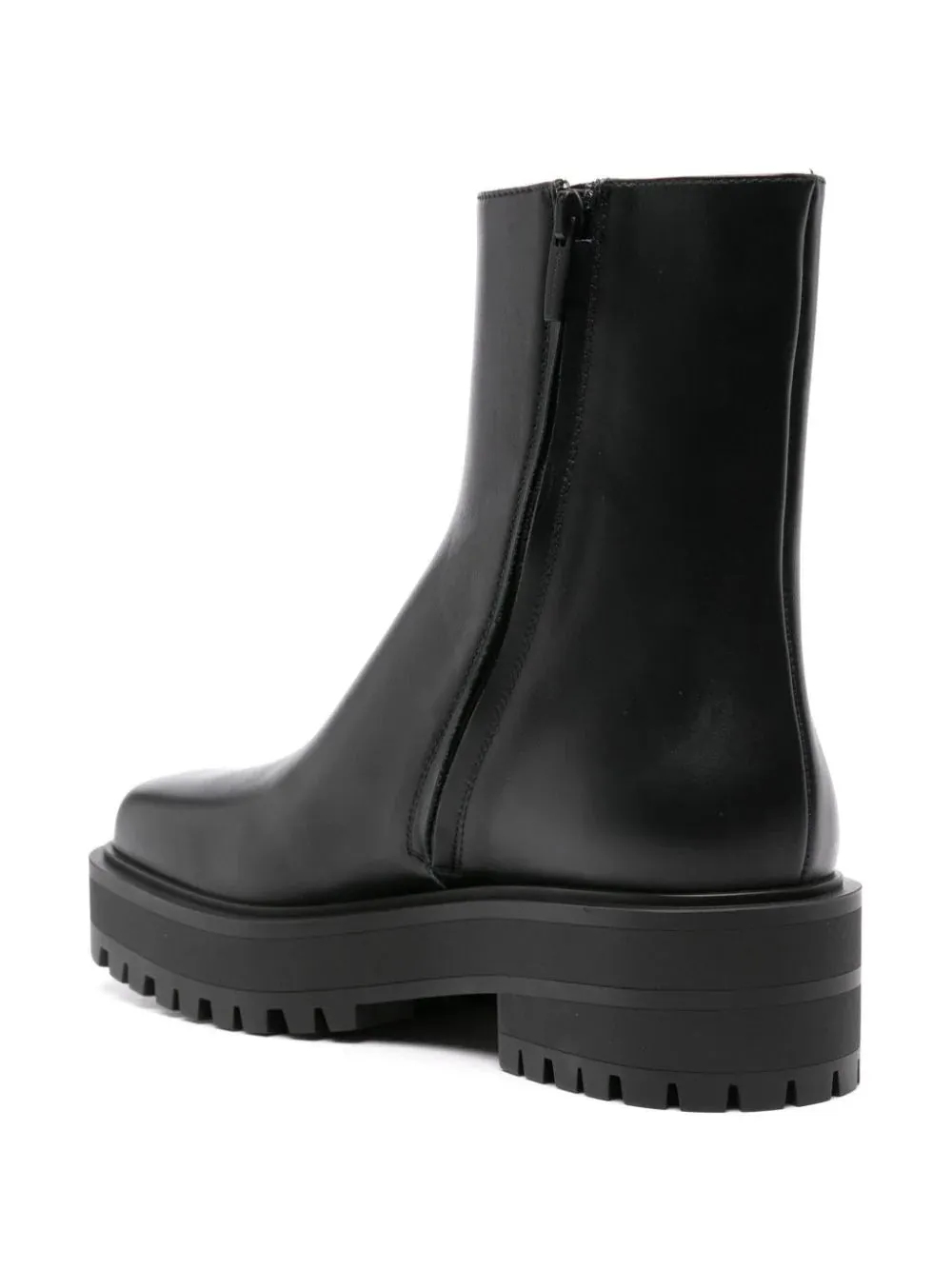 Gianvito Rossi square leather boots