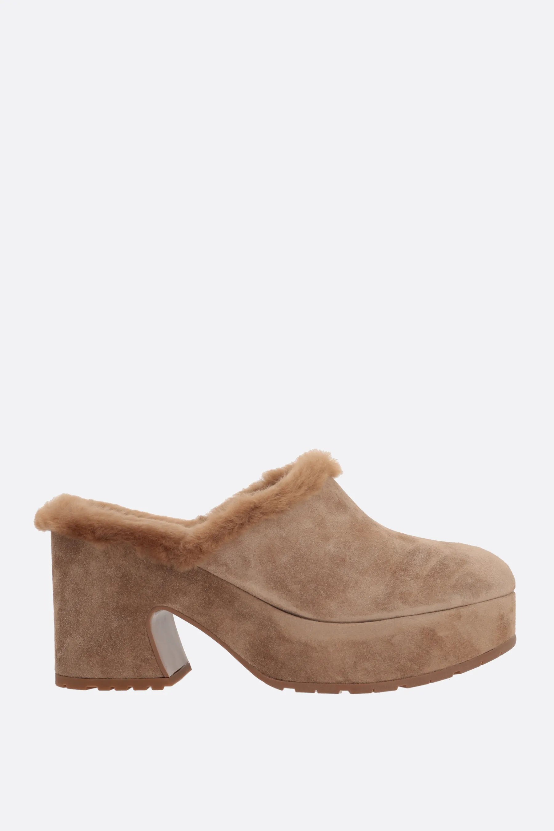 GIANVITO ROSSI suede mule platform Lyss