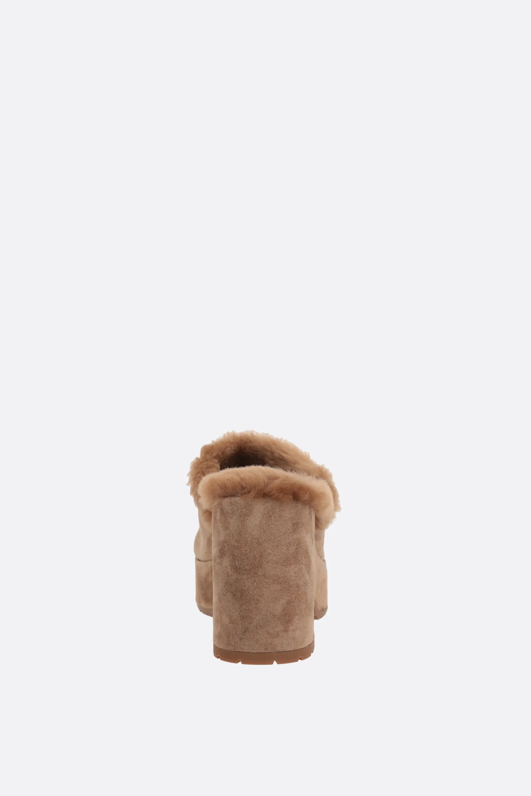 GIANVITO ROSSI suede mule platform Lyss