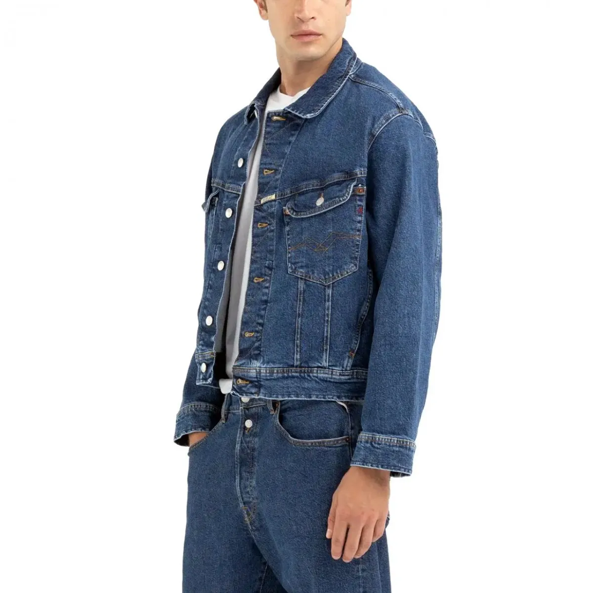 Giubbotto Comfort Fit Dark Blue