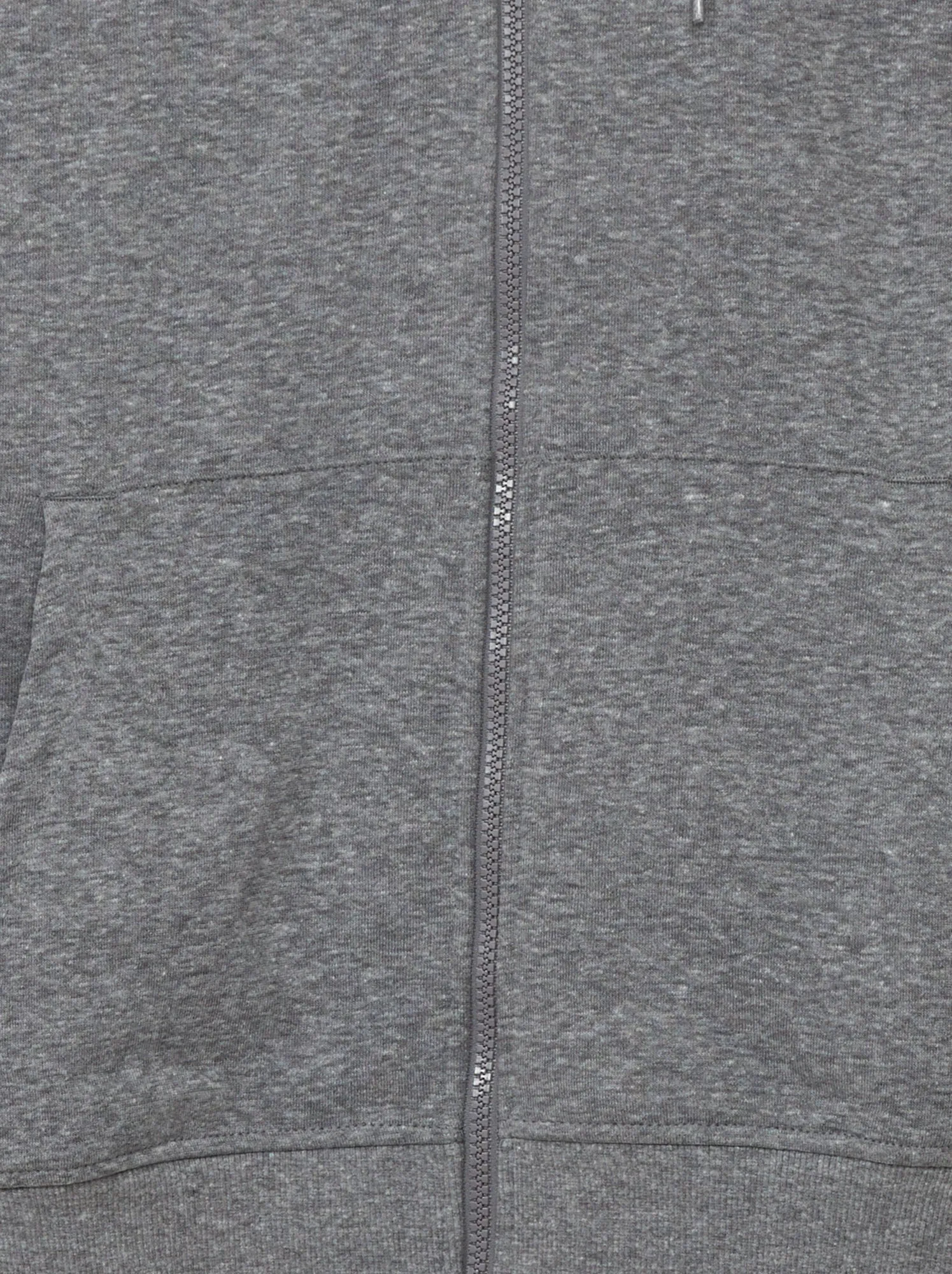 Gray zippered hoodie