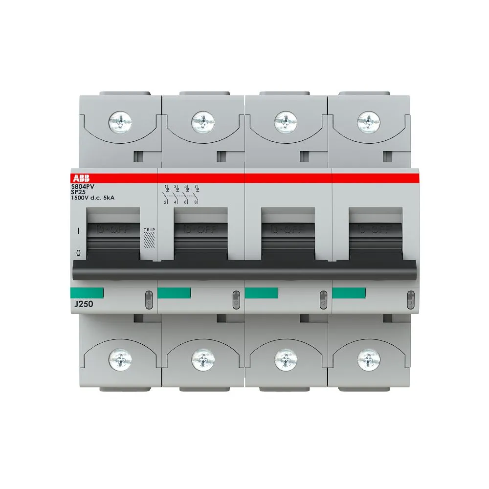 Interruttore magnetotermico ABB, 4P 25A 5 kA, Tipo B