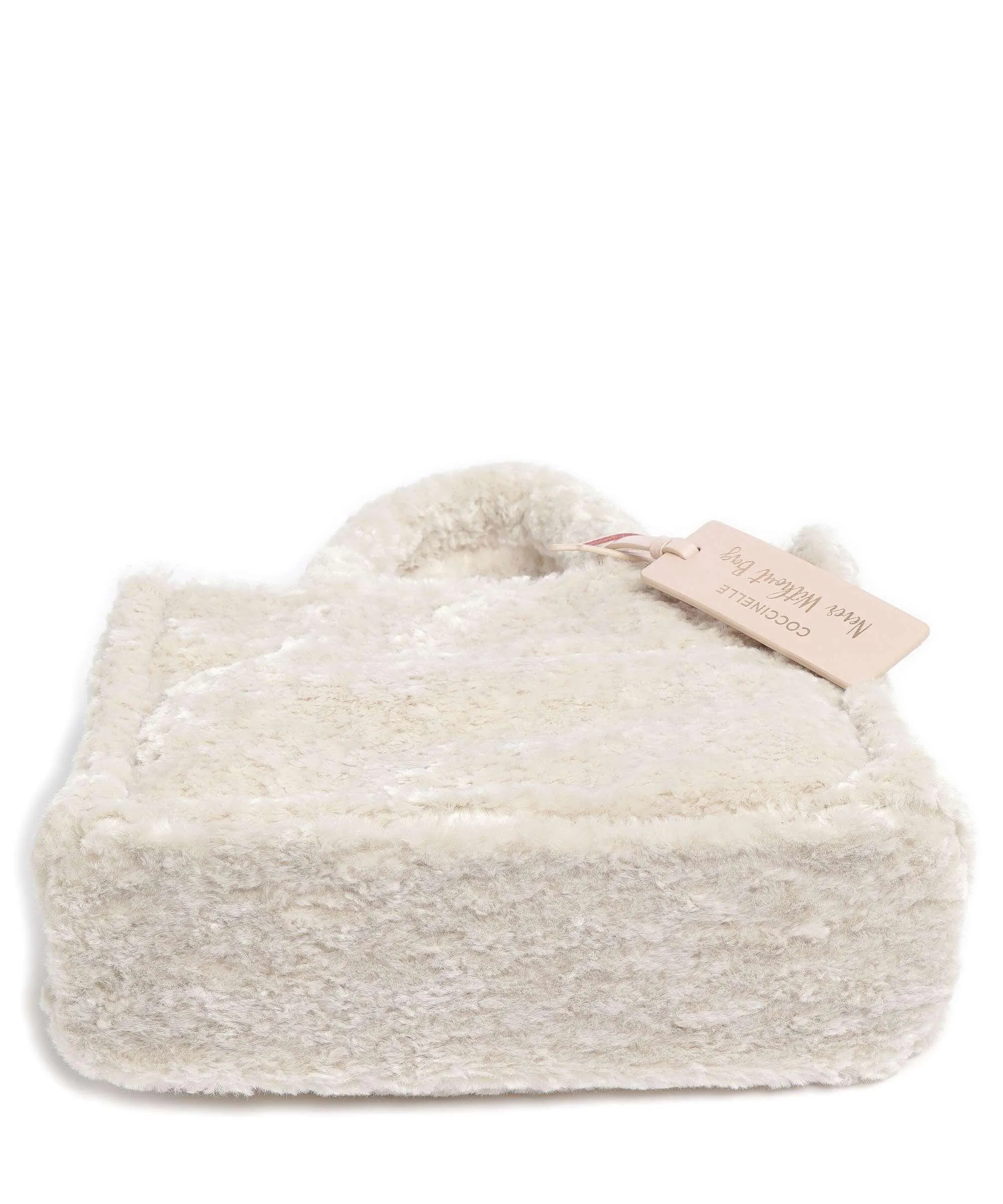 Ivory Faux Fur Never Without Bag Astrak Handbag